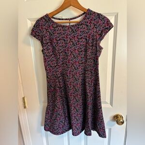 Floral Cap Sleeve Dress